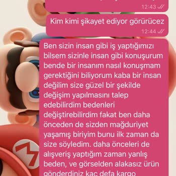 Sürekli Yanlış Ürün Ve Beden Gönderimi, İade Reddi