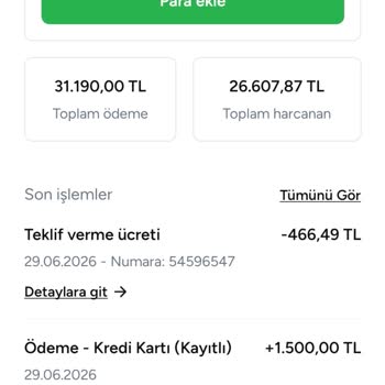 Armut Uygulamasının Kabul Edilmeyen Tekliflerden Ücret Alması