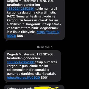 Kapı Teslimatı Yapılmadı: Sürat Kargo’nun Keyfi Tutumu