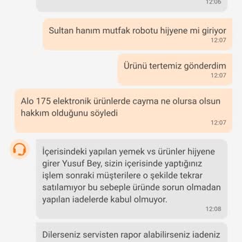 İade Talebim Hijyen Bahanesiyle Reddedildi Ve Hasarlı Ürün Geri Döndü