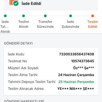 İade Edilen Ürün Kayıp, Ücret İadesi Alınamadı Ve Müşteri Temsilcisi S***’nın Tutumu