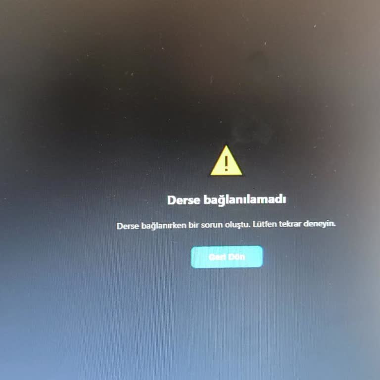 Canlı Ders Erişimi Sağlanamıyor, Ücret İadesi Talebi