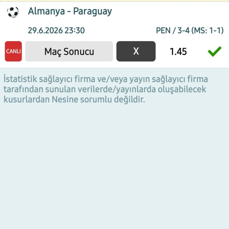 Nesine 6.500 TL Eksik Kazanç Ödemesi