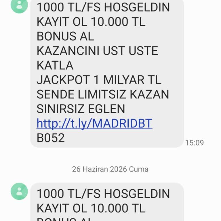 Vodafone Hattıma Gelen Yasa Dışı Bahis Ve Kumar SMS’lerine Engel İstiyorum