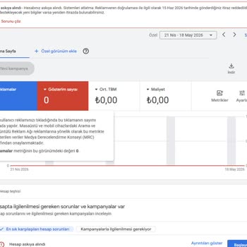Geç Gelen Duns Numarası Nedeniyle Google Ads Doğrulama Hakkı Süresi Doldu