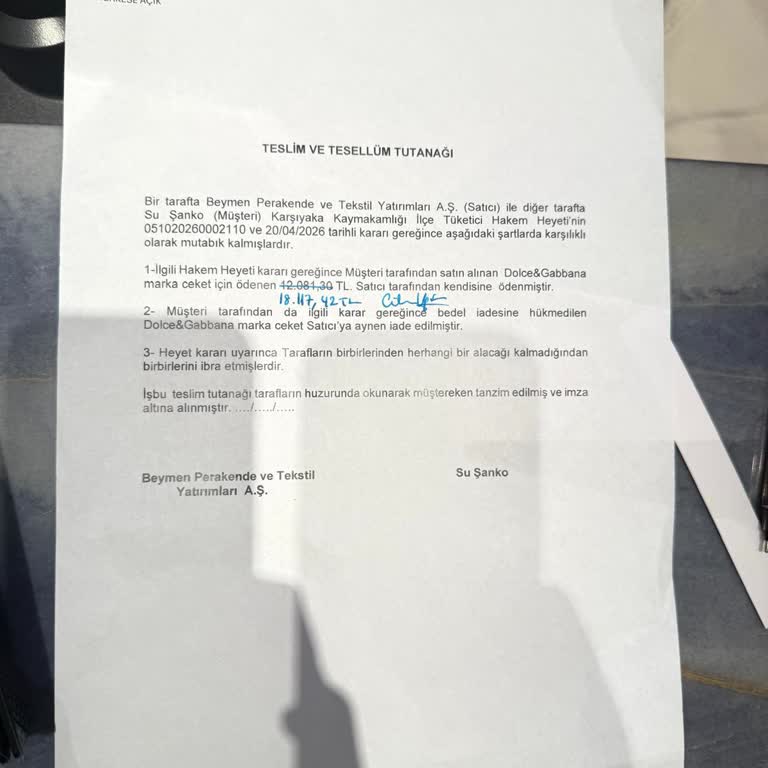 Beymen, İade Kararını Uygulamıyor Ve Rakamları Değiştiriyor