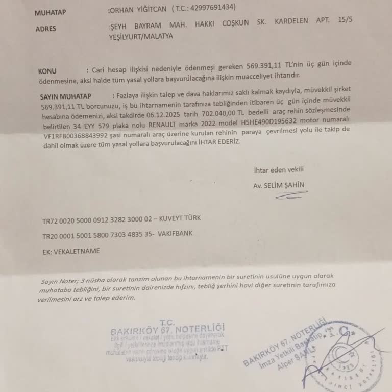 Sistem Hatası Ödemelerimi Aktif Sözleşmeye İşlenmiyor Ve Haksız İhtar Gönderiliyor
