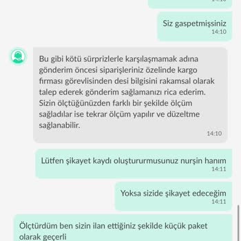 Dolap Satışından Eksik Ödeme Ve Yardımsız Canlı Destek