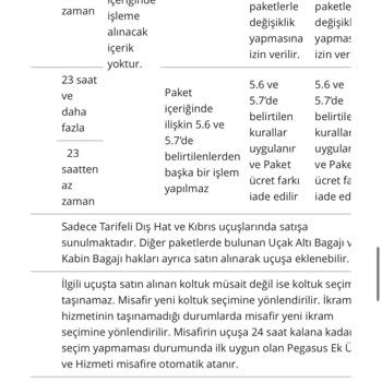 Pegasus'ta Ücretsiz İptal Hakkı Yanıltıcı; Sabit Ücret Kesintisiyle Karşılaştım