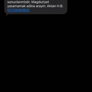 Yanıltıcı Dava Açma SMS'i Ve Kişisel Numaramın İzinsiz Kullanımı