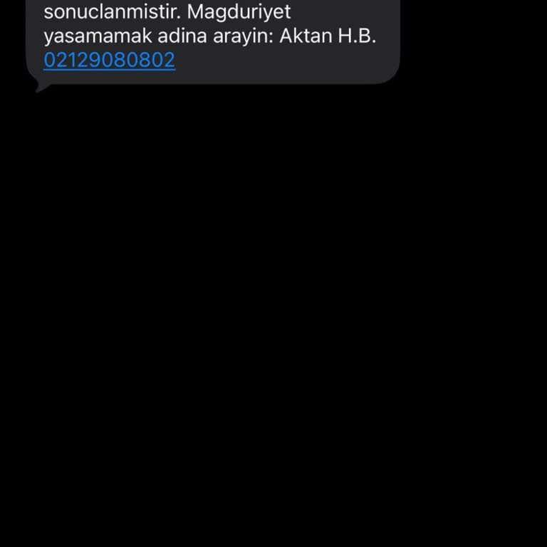 Yanıltıcı Dava Açma SMS'i Ve Kişisel Numaramın İzinsiz Kullanımı