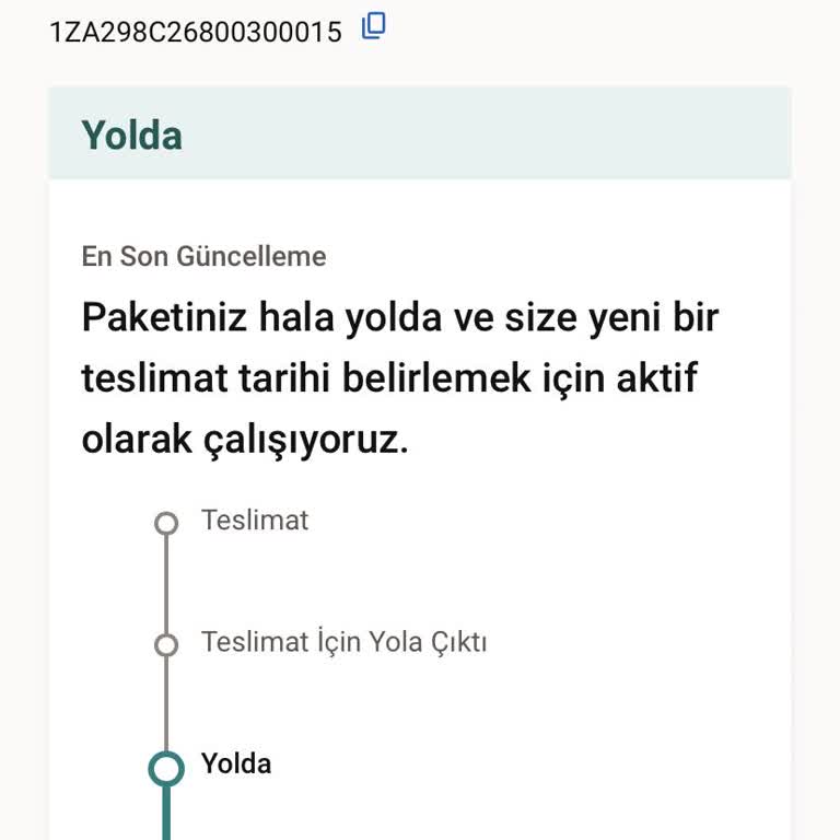 Adidas Uygulamasında Aldığım Ayakkabı Siparişi Takip Bilgisi Olmadan Gecikiyor