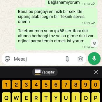 Samsung Yetkili Servisinde SIM Tepsisi Temini İçin İletişim Sorunu