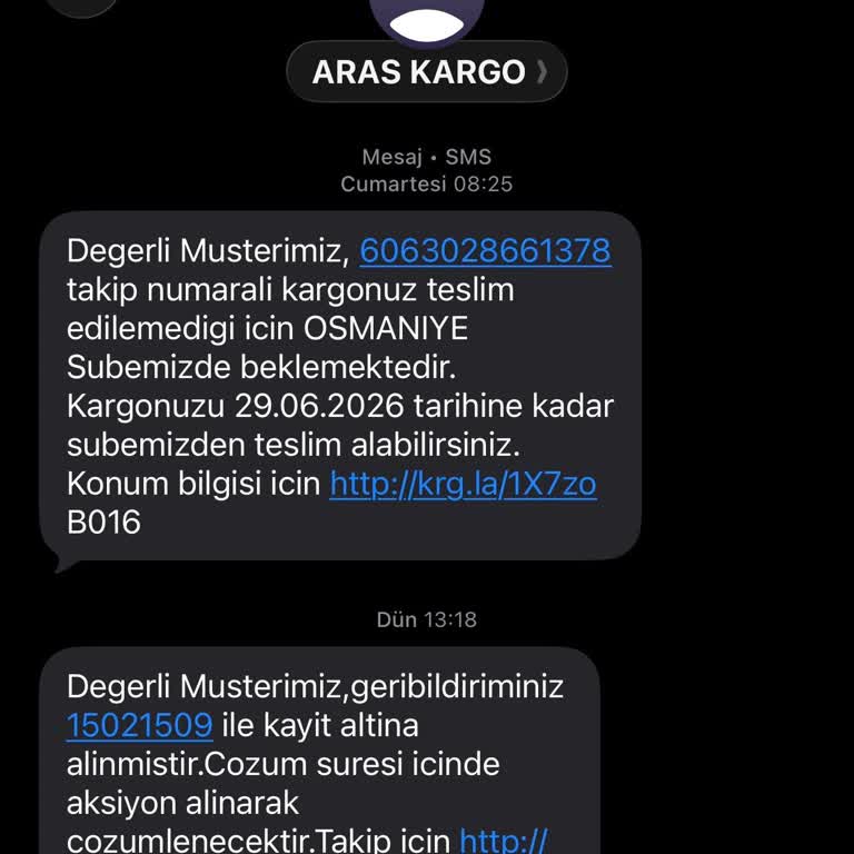 Teslim Edilmeden Kargo İade Edildi, Yardım Yok
