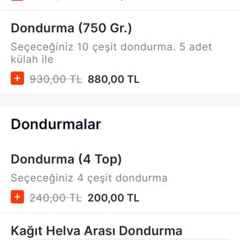 Migros Yemek Külahsız Dondurma Siparişi İçin Tam İade Talebi