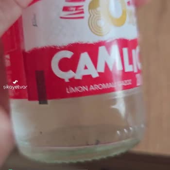 Çamlıca Gazoz İçeriğinde Bilinmeyen Maddeler Görülmesi