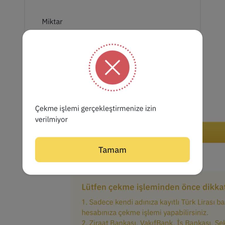 Binance TR Güvenlik İncelemesi Sonrası 107.000 TL Çekimimin Reddedilmesi Ve Uzun Bekleme Süreci
