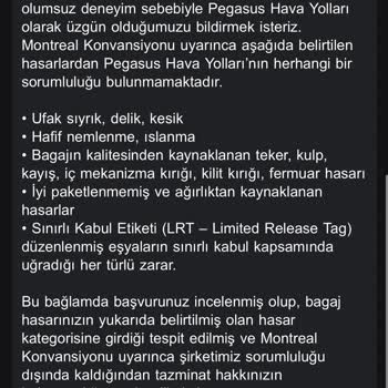 Pegasus'tan Hasarlı Bavulun Yenisi Talebi
