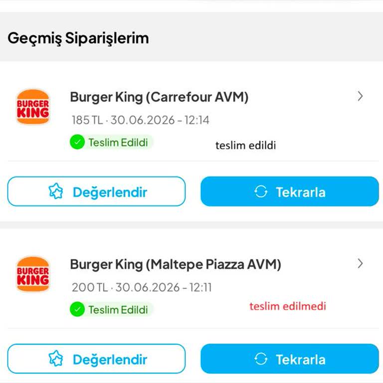 Yanlış Şube Seçimi Sonrası İptal Edilen Sipariş İçin İade Reddi