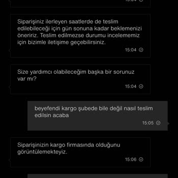 Zara Siparişimin Teslimi Gecikti Ve Bilgi Alınamıyor