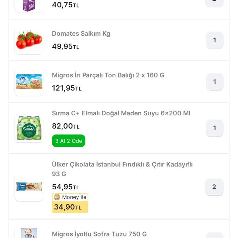 Migros Sanal Market’te Kampanya İadesi Ve Teslim Edilmeyen Ürünler İçin Geri Ödeme Yok