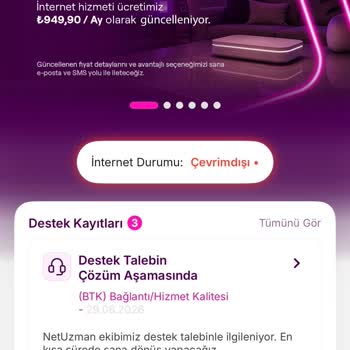 Uzun Süreli İnternet Kesintisi Ve Geri Ödeme Talebi