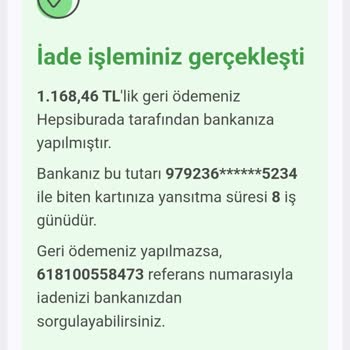 1.629 TL Bekleyen Ödül Ve Para İadesi Hesaba Yatırılmıyor