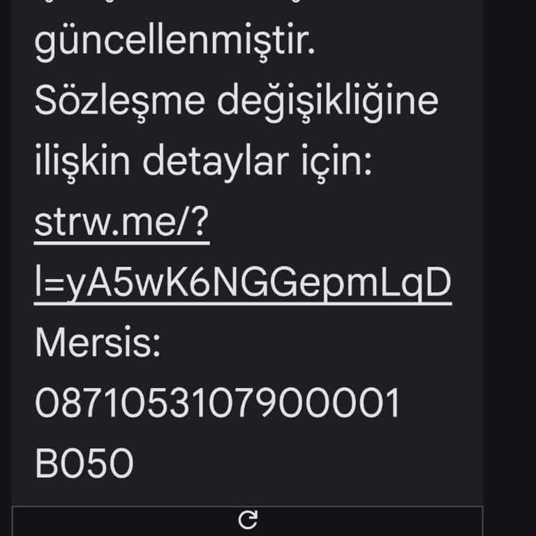 İzinsiz Üyelik Ve Sözleşme Güncelleme SMS'i Aldım