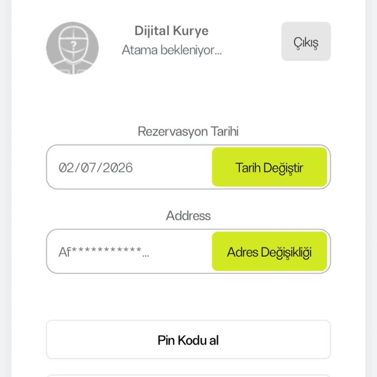 Randevu Onayı Almadan Değiştirilmesi Ve Kurye Atamasının Gerçekleşmemesi