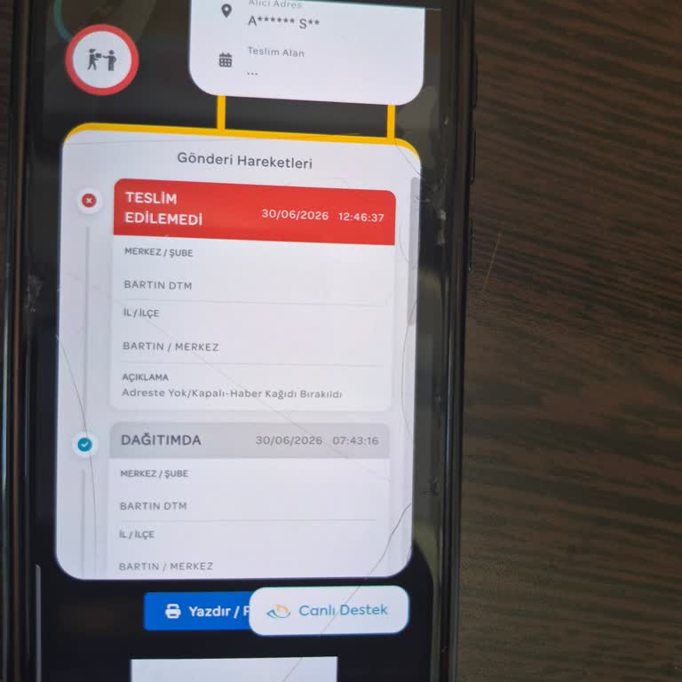 PTT Kargo Ne Arandım Ne De Kapıma Herhangi Bir Görevli Geldi
