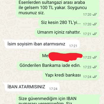 Hijyen Sorunu Ve Haksız 280 TL İade Kesintisi