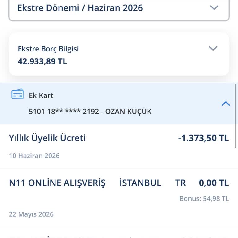 Denizbank Bonus Business Kredi Kartımdan 1.373,50 TL Yıllık Aidat Kesildi, İade Talebim Reddedildi