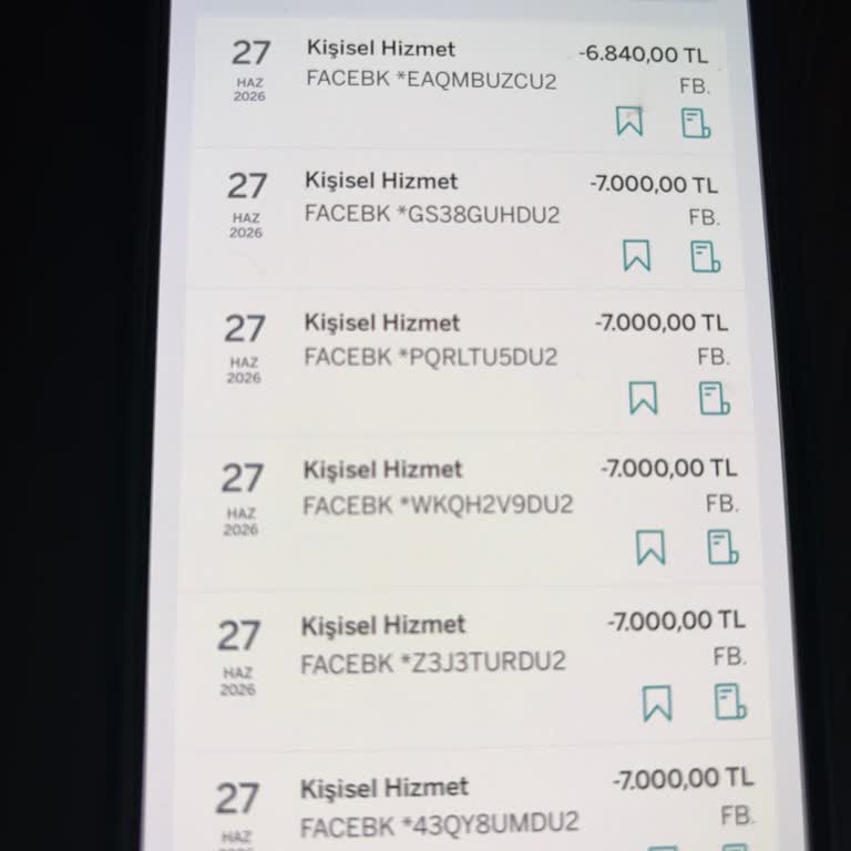 Bonus Kartımda İzinsiz Facebook İşlemleri Ve 41.840 TL İade Talebi