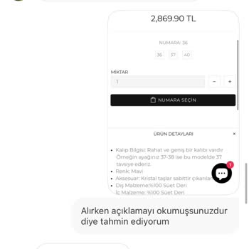 Gardrops'ta Boyu Büyük Çıkan Ayakkabı İçin İade Reddi Ve Şeffaf Olmayan Satıcı Politikası