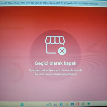 Yemeksepeti'nin Tek Taraflı Sipariş İptali Ve Panel Kapatması İşletmeyi Zarara Soktu