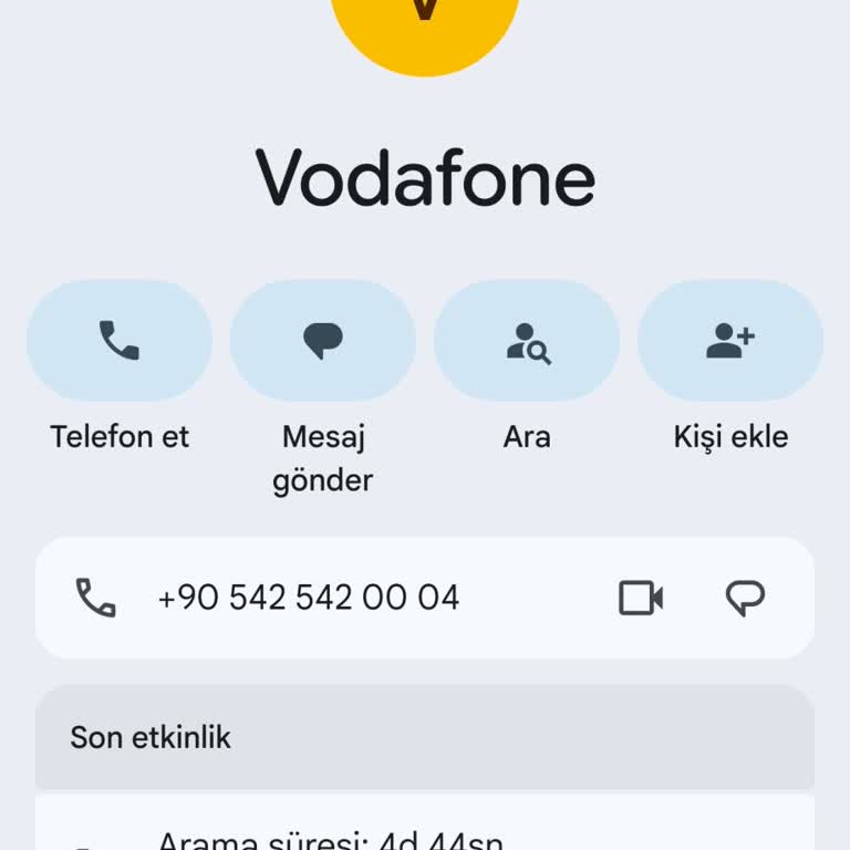 Vodafone Temsilcisinin Yanıltıcı Ücret Ve Son Gün Bilgisi