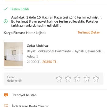 Trendyol’da Teslim Edildi Gösteren Siparişim Ürün Yok Ve İade Bekliyor