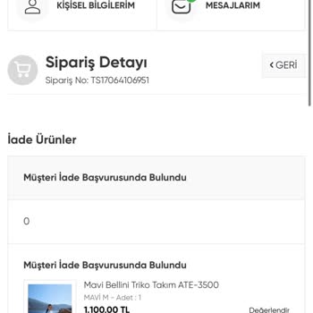 İade Talebimin Cevapsızlığı Ve Sürecin Uzaması