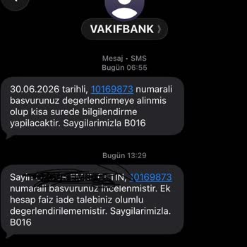 VakıfBank Yanlış Transfer Sonrası Aşırı Faiz Kesintisi Ve İade Talebi