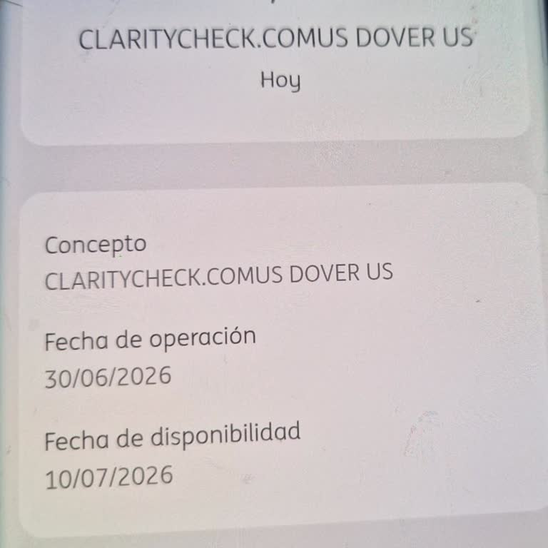 Cobro no autorizado de ClarityCheck, solicito reembolso y cancelación