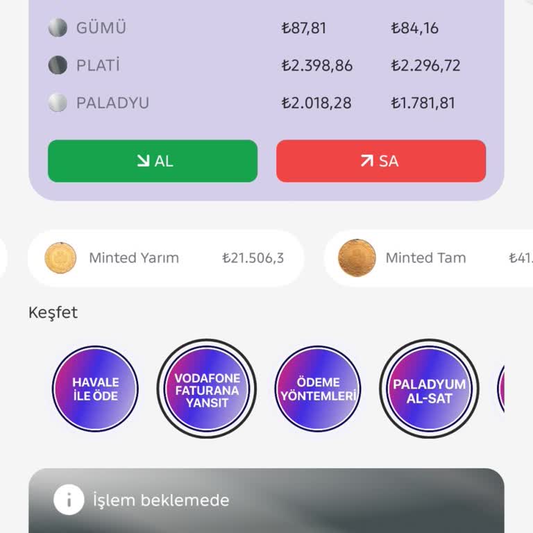 Minted Türkiye Uygulamasında Gümüş Satışı Sonrası Transferin Gelmemesi