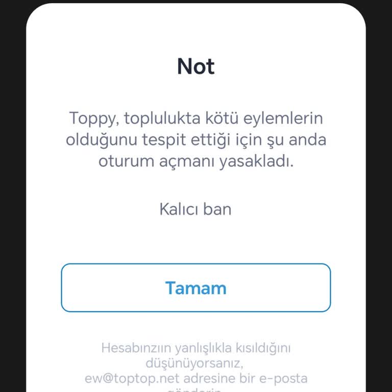 Honor 200 Lite Cihazımda Haksız Top Top Banı
