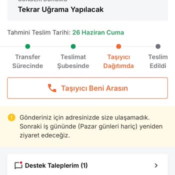 Trendyol Express Teslim Tarihi Değişikliği Sonrası Gecikme Ve Bilgilendirme Eksikliği