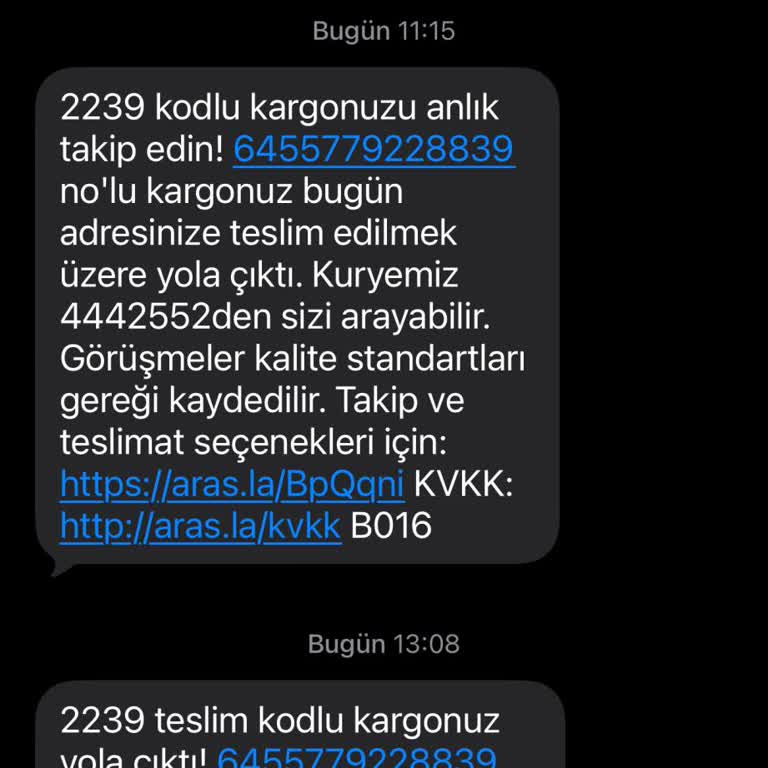 Aras Kargo Kırşehir Merkez Şubesinde Teslim Edilmemesi Ve Telefon Cevapsızlığı