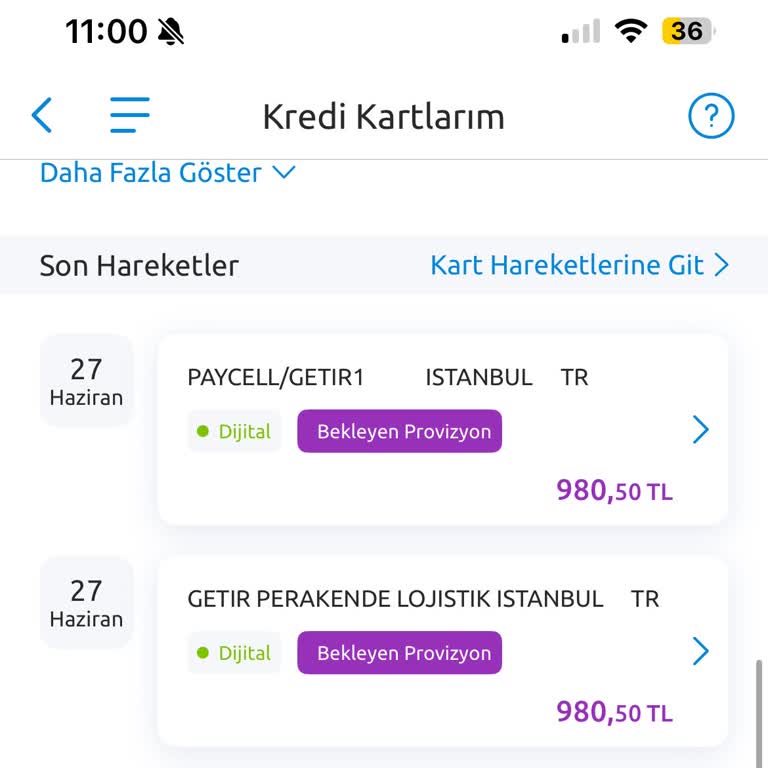 Getir Siparişimde Çift Çekim, Hemen İade Talep Ediyorum