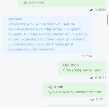 Çiçek Sepeti Yanıltıcı Aynı Gün Teslimat Sözü Ve Kargo Gecikmesi Nedeniyle 839 TL İadesi Talebi