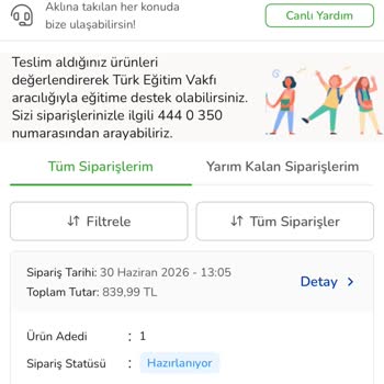 Çiçek Sepeti Yanıltıcı Aynı Gün Teslimat Sözü Ve Kargo Gecikmesi Nedeniyle 839 TL İadesi Talebi