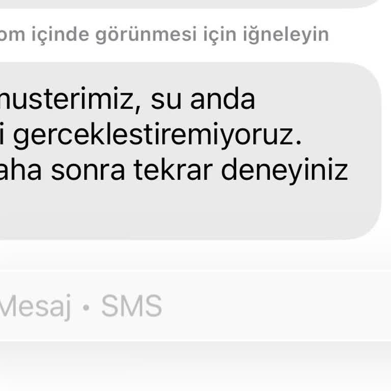 Türk Telekom Online İşlemler Uygulamasına Girişte B001 Hata Mesajı