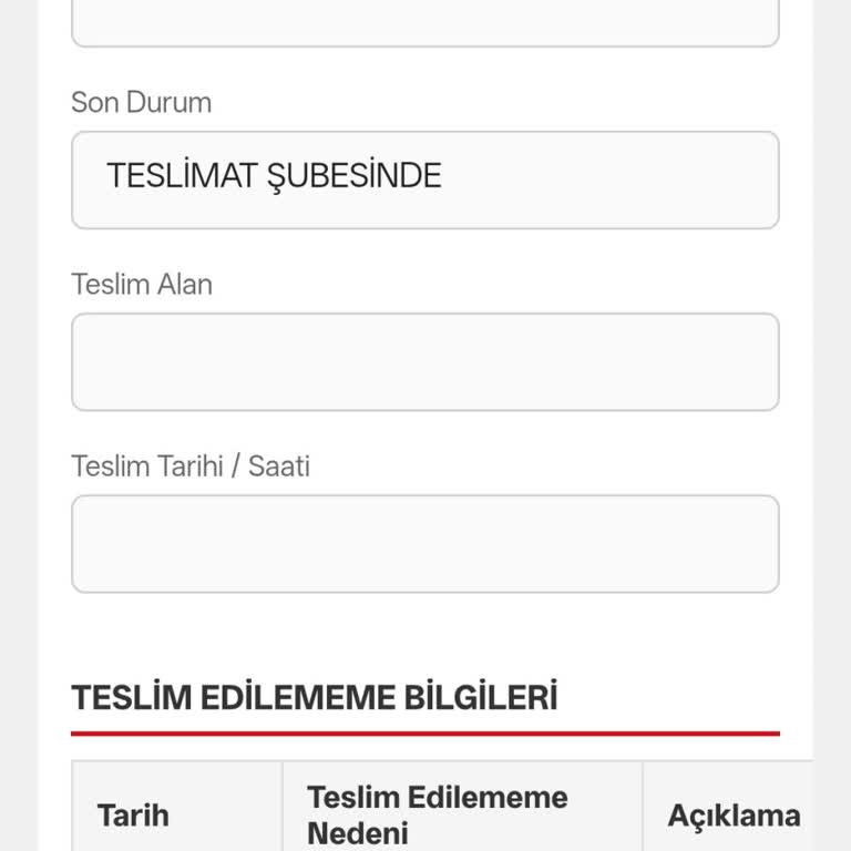 Aras Kargo Teslim Etmedi, Şubeye Geri Döndü Ve Telefonlar Cevapsız