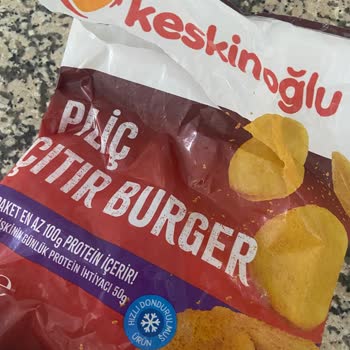 Keskinoğlu Tavuk Burgerinde Sert Kemik Parçası Tespit Edildi